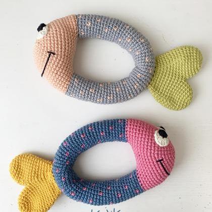 Fish Baby Rattle | Baby Rattle | Fish Baby Toy |..