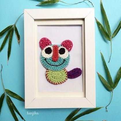 Big Eyes Meow Crochet Pattern,cat Diy,cat Crochet..