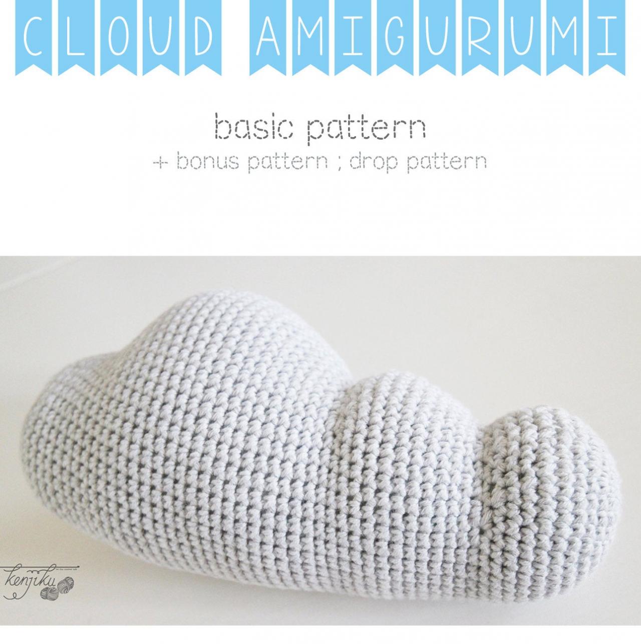 Cloud Amigurumi Pattern, Cloud Crochet Pattern, Cloud, Fluffy Cloud, Amigurumi Cloud Pattern, Amigurumi Cloud, Cloud Mobile, Cloud Hanging