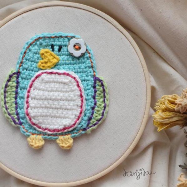 Little Penguin Crochet Pattern,DIY,Penguin Crochet Pattern, Penguin Crochet Applique, Crochet Penguin, Penguin Applique, Penguin Love