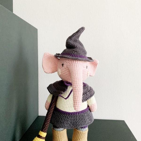 Ellyphant The Witch Amigurumi Pattern